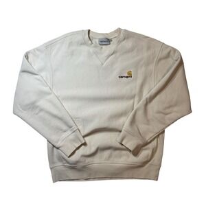 Carhartt WIP Sweatshirt Off White Size Medium